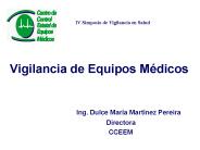 Vigilancia de Equipos Mdicos