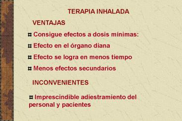 TERAPIA INHALADA