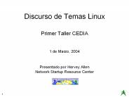 Discurso de Temas Linux