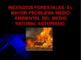 INCENDIOS FORESTALES: EL MAYOR PROBLEMA MEDIO AMBIENTAL DEL MEDIO NATURAL ASTURIANO. PowerPoint PPT Presentation
