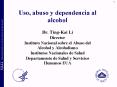 Uso, abuso y dependencia al alcohol PowerPoint PPT Presentation