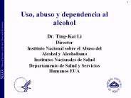 Uso, abuso y dependencia al alcohol