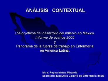 ANLISIS CONTEXTUAL