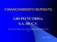 FINANCIAMIENTO BURSATIL PowerPoint PPT Presentation