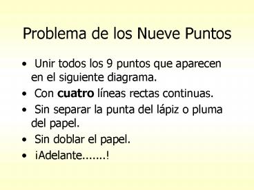 Problema de los Nueve Puntos
