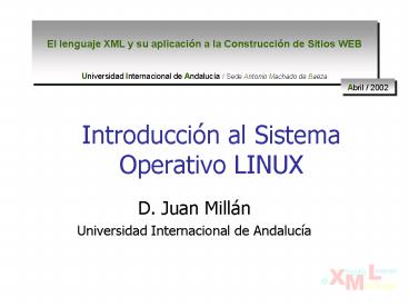 Introduccin al Sistema Operativo LINUX