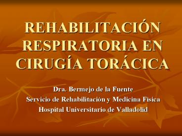 REHABILITACI