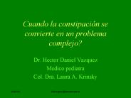 Cuando la constipaci