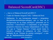 Balanced ScoredCard(BSC)