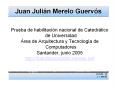 Juan Julin Merelo Guervs PowerPoint PPT Presentation