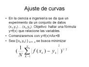 Ajuste de curvas