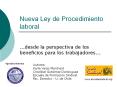 Nueva Ley de Procedimiento laboral PowerPoint PPT Presentation