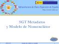 SGT Metadatos y Modelo de Nomencl PowerPoint PPT Presentation