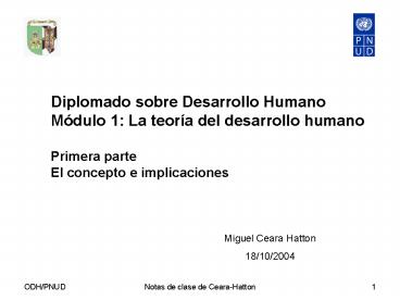 Diplomado sobre Desarrollo Humano