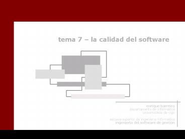 tema 7 la calidad del software