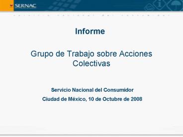 Grupo de Trabajo sobre Acciones Colectivas
