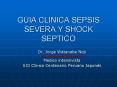 GUIA CLINICA SEPSIS SEVERA Y SHOCK SEPTICO PowerPoint PPT Presentation