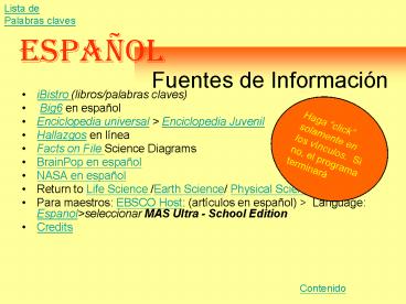 Fuentes de Informacin