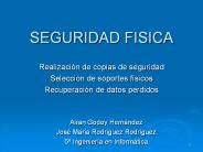 SEGURIDAD FISICA