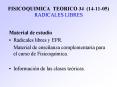 FISICOQUIMICA TEORICO 34 141105 RADICALES LIBRES PowerPoint PPT Presentation