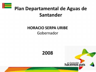 Plan Departamental de Aguas de Santander