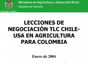 Lecciones TLC Chile Estados Unidos