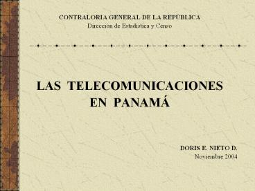 CONTRALORIA GENERAL DE LA REP