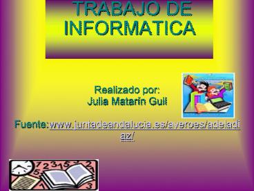 TRABAJO DE INFORMATICA