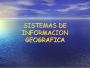 SISTEMAS DE INFORMACION GEOGRAFICA