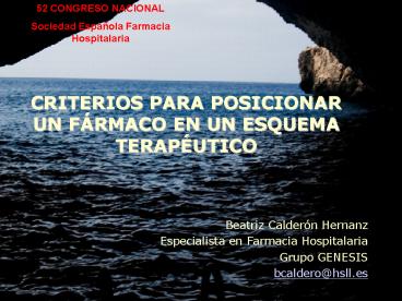 CRITERIOS PARA POSICIONAR UN F