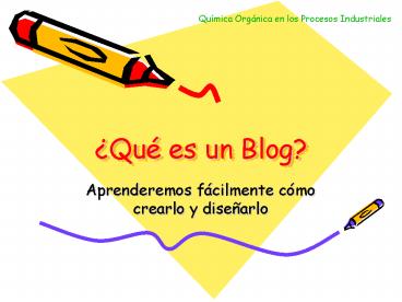Qu es un Blog