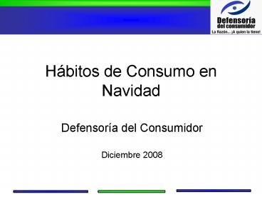Hbitos de Consumo en Navidad
