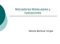 Marcadores Moleculares y Aplicaciones PowerPoint PPT Presentation