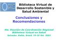Biblioteca Virtual de Desarrollo Sostenible y Salud Ambiental PowerPoint PPT Presentation