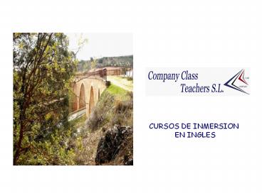 CURSOS DE INMERSION EN INGLES