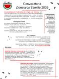 Convocatoria Donativos Semilla 2009 PowerPoint PPT Presentation