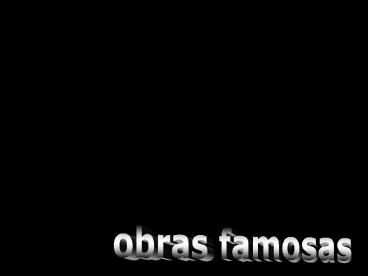 obras famosas