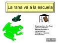 La rana va a la escuela PowerPoint PPT Presentation