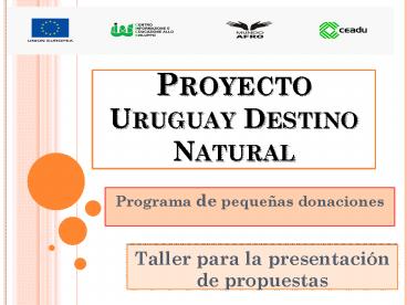 Proyecto Uruguay Destino Natural