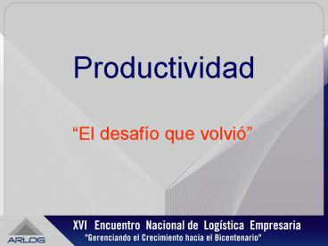 Productividad