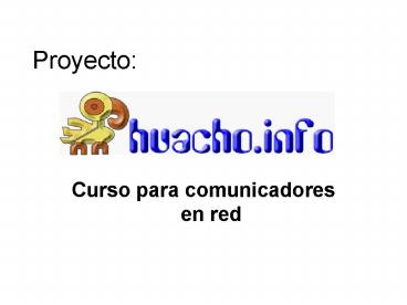Proyecto: