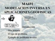 MA691 MODELACION INVERSA EN APLICACIONES GEOFISICAS