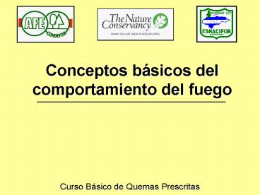 Conceptos bsicos del comportamiento del fuego