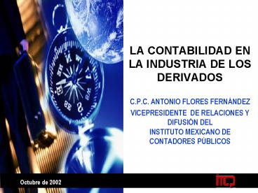 LA CONTABILIDAD EN LA INDUSTRIA DE LOS DERIVADOS