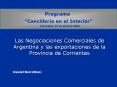 Las Negociaciones Comerciales de Argentina y las exportaciones de la Provincia de Corrientes PowerPoint PPT Presentation