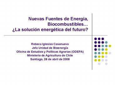 Nuevas Fuentes de Energ