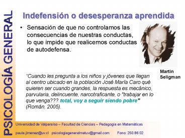 Universidad de Valparaso Facultad de Ciencias Pedagoga en Matemticas