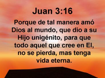 Juan 3:16