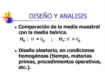 DISEO Y ANALISIS