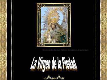 La Virgen de la Piedad
